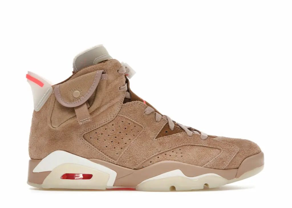 Jordan 6 Retro Travis Scott British Khaki - selectsneakerss