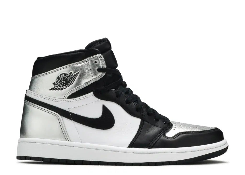 Nike Air Jordan 1 Retro High Silver Toe (Womens) - selectsneakerss